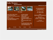 Tablet Screenshot of laketerraceapts.com
